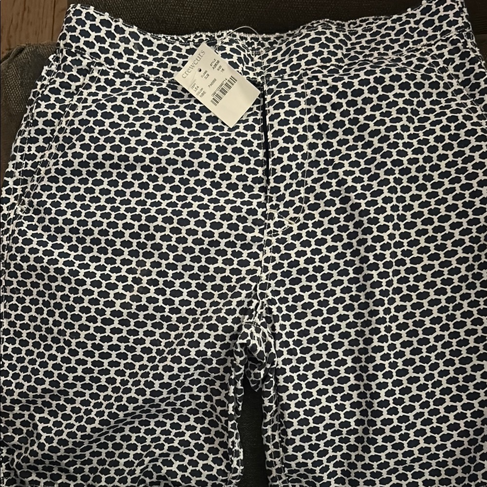 Crewcuts Navy and White Kids Swim Trunks